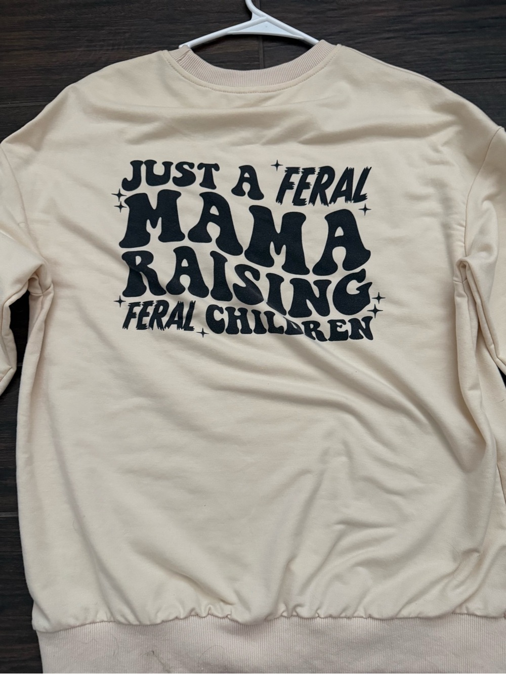 “Feral Mama” Oversized Sweater - Picture 4 of 4